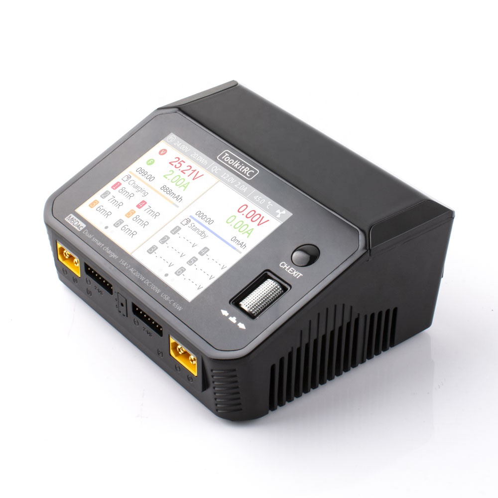 Toolkitrc M6Dac Smart Charger - Cargador/Descargador Inteligente Dual ToolkitRC M6DAC 350W