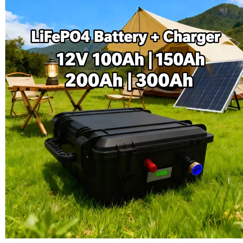 Lifepo4 12V 100Ah Bms Bluetooth - Paquete de batería de fosfato de
