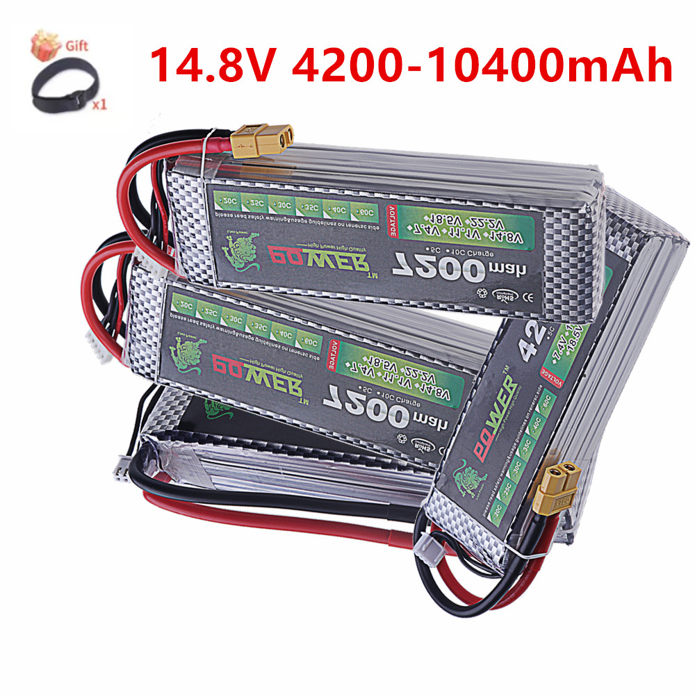 4S Lipo Battery 14.8V 6000Mah - Batería Lipo de 4200 mAh, 5200