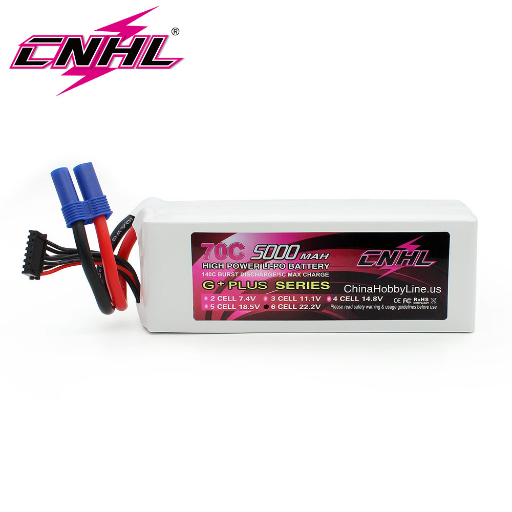 CNHL Lipo 6S 22,2 V batería 50 - 6S Lipo Battery 22.2V 5000Mah reseña y precio