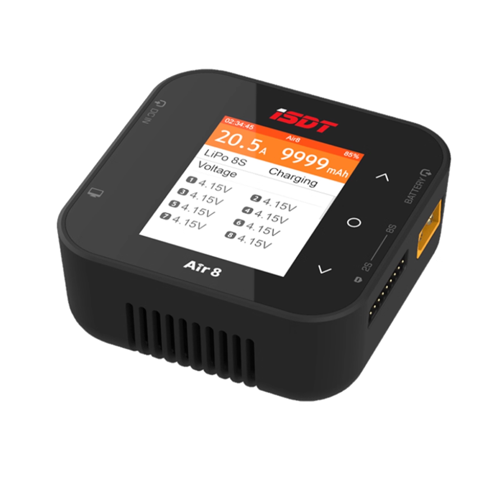 Nuevo ISDT Air8 Lipo cargador  - Isdt Air8 8S Lipo Charger reseña y precio