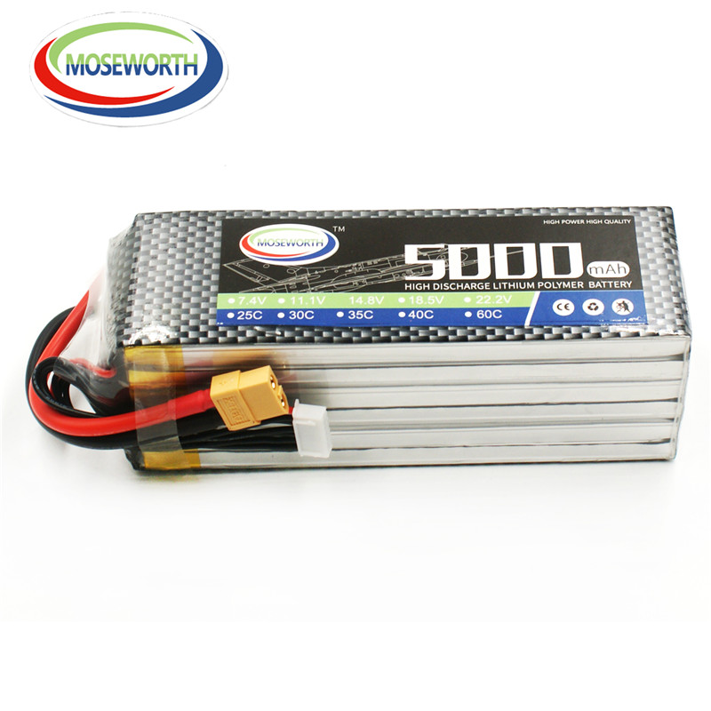Batería LiPo 6S 22,2 V 5000mAh - 6S Lipo Battery 22.2V 5000Mah reseña y precio