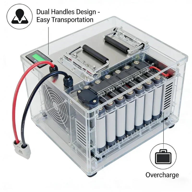 Batería LiFePO4 de 12V 24V 48V - Lifepo4 12V 100Ah Bms Bluetooth reseña y precio