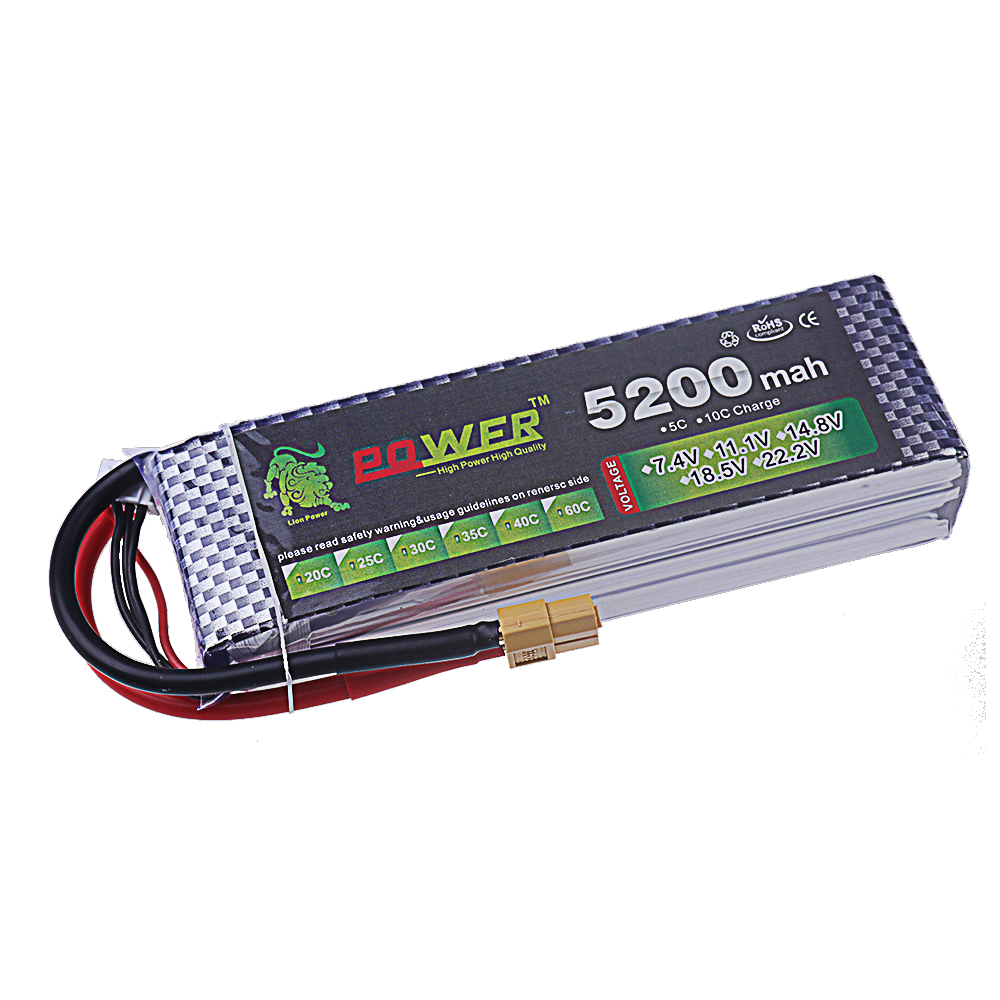 Batería Lipo de 4200 mAh, 5200 - 4S Lipo Battery 14.8V 6000Mah reseña y precio