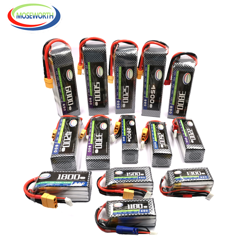 Batería LiPo para Dron, helicó - 4S Lipo Battery 14.8V 6000Mah reseña y precio